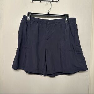 Columbia Men's Athletic Shorts Dark Blue Size L